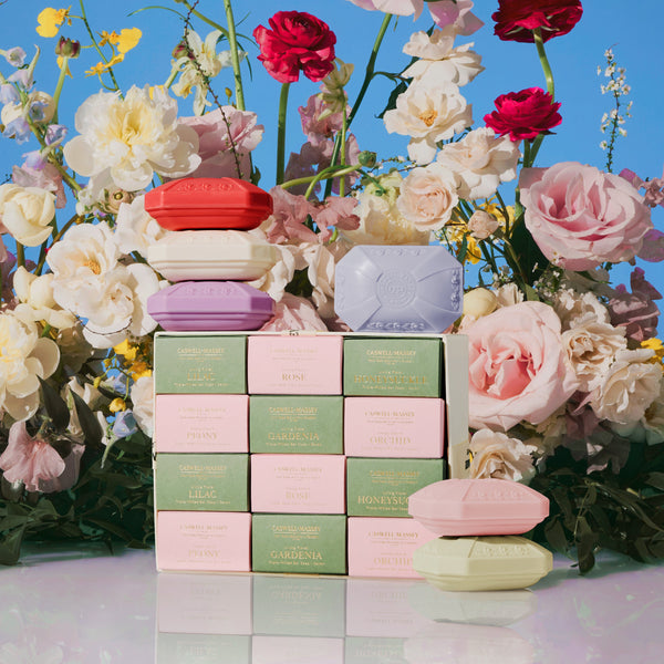 Designer Floral Twelve-Soap Collection
