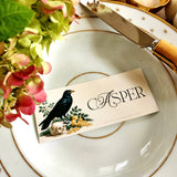 Nevermore Raven- Custom Place Cards- Laydown