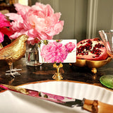 Rose Garden - Custom Place Cards - Upright - The Punctilious Mr. P's Place Card Co.