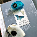 Acid - Free Adhesive Roller for Bookplates - The Punctilious Mr. P's Place Card Co.
