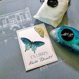 Acid - Free Adhesive Roller for Bookplates - The Punctilious Mr. P's Place Card Co.