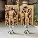 Adam & Eve - Custom Place Cards - Upright - The Punctilious Mr. P's Place Card Co.