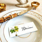 American Sycamore Tree - Custom Place Cards - Laydown - The Punctilious Mr. P's Place Card Co.