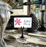 Anemones - Custom Buffet Tags s/12 - The Punctilious Mr. P's Place Card Co.