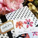 Anemones - Custom Gift Notes - The Punctilious Mr. P's Place Card Co.