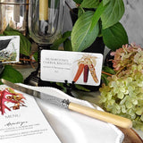 Autumn Tableau - Custom Buffet Tags s/12 - The Punctilious Mr. P's Place Card Co.