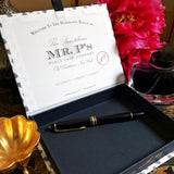 Autumn Tableau - Custom Note Cards - The Punctilious Mr. P's Place Card Co.