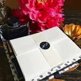 Autumn Tableau - Custom Note Cards - The Punctilious Mr. P's Place Card Co.