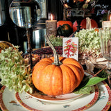 Autumn Tableau - Custom Place Cards - Upright - The Punctilious Mr. P's Place Card Co.