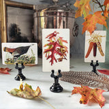 Autumn Tableau - Custom Place Cards - Upright - The Punctilious Mr. P's Place Card Co.