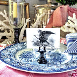 Baldwin Eagle - Custom Place Cards - Upright - The Punctilious Mr. P's Place Card Co.