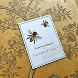 Bees - Custom Bookplate - The Punctilious Mr. P's Place Card Co.