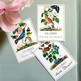 Birds, Berries & Butterflies - Custom Bookplate - The Punctilious Mr. P's Place Card Co.