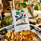 Birds, Berries & Butterflies - Custom Place Cards - Omni - The Punctilious Mr. P's Place Card Co.