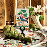 Birds, Berries & Butterflies - Custom Place Cards - Upright - The Punctilious Mr. P's Place Card Co.