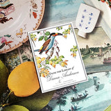 Birds of India - Custom Bookplate - The Punctilious Mr. P's Place Card Co.