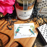 Birds of India - Custom Gift Notes - The Punctilious Mr. P's Place Card Co.