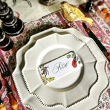 Birds of India - Custom Place Cards - Laydown - The Punctilious Mr. P's Place Card Co.