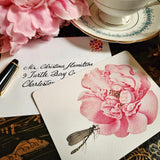 Blossoms - Custom Note Cards - The Punctilious Mr. P's Place Card Co.