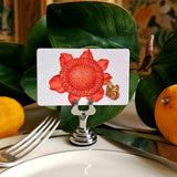 Blossoms - Custom Place Cards - Upright - The Punctilious Mr. P's Place Card Co.