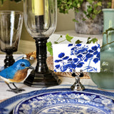 Blue and White - Custom Place Cards - Upright - The Punctilious Mr. P's Place Card Co.