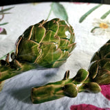 Ceramic Artichoke Trio - The Punctilious Mr. P's Place Card Co.