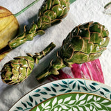 Ceramic Artichoke Trio - The Punctilious Mr. P's Place Card Co.