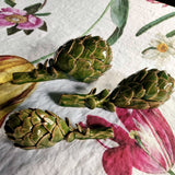 Ceramic Artichoke Trio - The Punctilious Mr. P's Place Card Co.