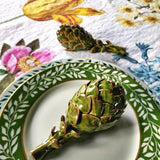 Ceramic Artichoke Trio - The Punctilious Mr. P's Place Card Co.