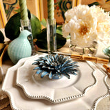 Ceramic Blossom - Aster - Slate - The Punctilious Mr. P's Place Card Co.