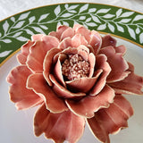 Ceramic Blossom - Petite Peony - Blush - The Punctilious Mr. P's Place Card Co.