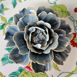Ceramic Blossom: Petite Peony - Misty Blue - The Punctilious Mr. P's Place Card Co.