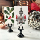Christmas Pendant - Custom Place Cards - Upright - The Punctilious Mr. P's Place Card Co.