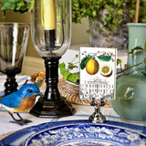 Citrus Gardens - Custom Place Cards - Upright - The Punctilious Mr. P's Place Card Co.