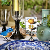 Citrus Gardens - Custom Place Cards - Upright - The Punctilious Mr. P's Place Card Co.