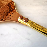 Copper - Brass: Ladle, Spatula & Strainer Set - The Punctilious Mr. P's Place Card Co.