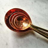 Copper - Brass: Measuring Spoons - The Punctilious Mr. P's Place Card Co.