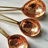 Copper - Brass: Measuring Spoons - The Punctilious Mr. P's Place Card Co.