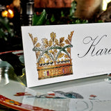 Coronet Nouveau - Custom Place Cards - Laydown - The Punctilious Mr. P's Place Card Co.