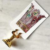 Coronet Nouveau - Custom Place Cards - Upright - The Punctilious Mr. P's Place Card Co.