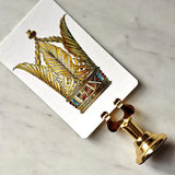 Coronet Nouveau - Custom Place Cards - Upright - The Punctilious Mr. P's Place Card Co.