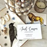 Custom Illustrated Calling Cards - The Punctilious Mr. P's Place Card Co.