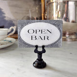 Custom Wedding Bar & Table Tags s/8 - The Punctilious Mr. P's Place Card Co.