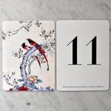 Custom Wedding Table Number Cards s/4 - The Punctilious Mr. P's Place Card Co.