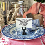 E Pluribus Unum - Custom Place Cards - Upright - The Punctilious Mr. P's Place Card Co.