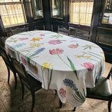 Early Flowers - Tablecloth - The Punctilious Mr. P's Place Card Co.