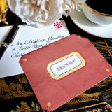 Envoy: Brique - Custom Thank You Note Cards - The Punctilious Mr. P's Place Card Co.