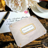 Envoy: Brique - Custom Thank You Note Cards - The Punctilious Mr. P's Place Card Co.