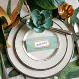 Envoy: Jardin - Custom Place Cards - Laydown - The Punctilious Mr. P's Place Card Co.