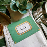 Envoy: Jardin - Custom Place Cards - Laydown Event Size - The Punctilious Mr. P's Place Card Co.
